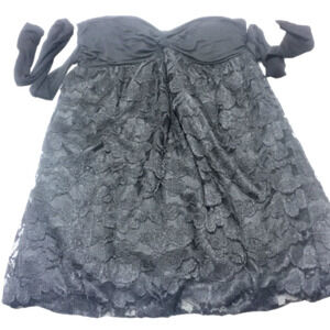 Twenty One Black Strapless Top Size Medium